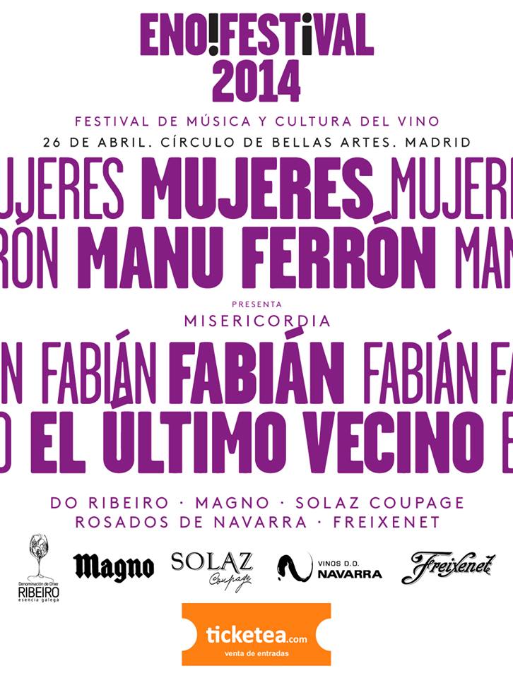 Cartel del ENO Festival 2014 